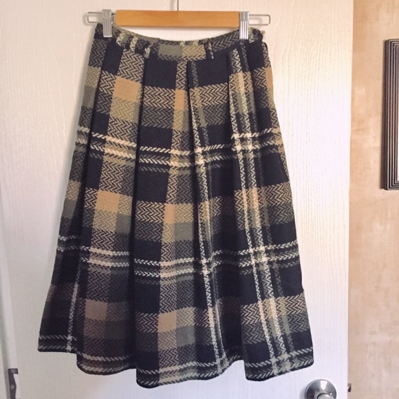 Peerless of Boston Vintage 100% Wool Skirt Size S - Picture 1 of 3